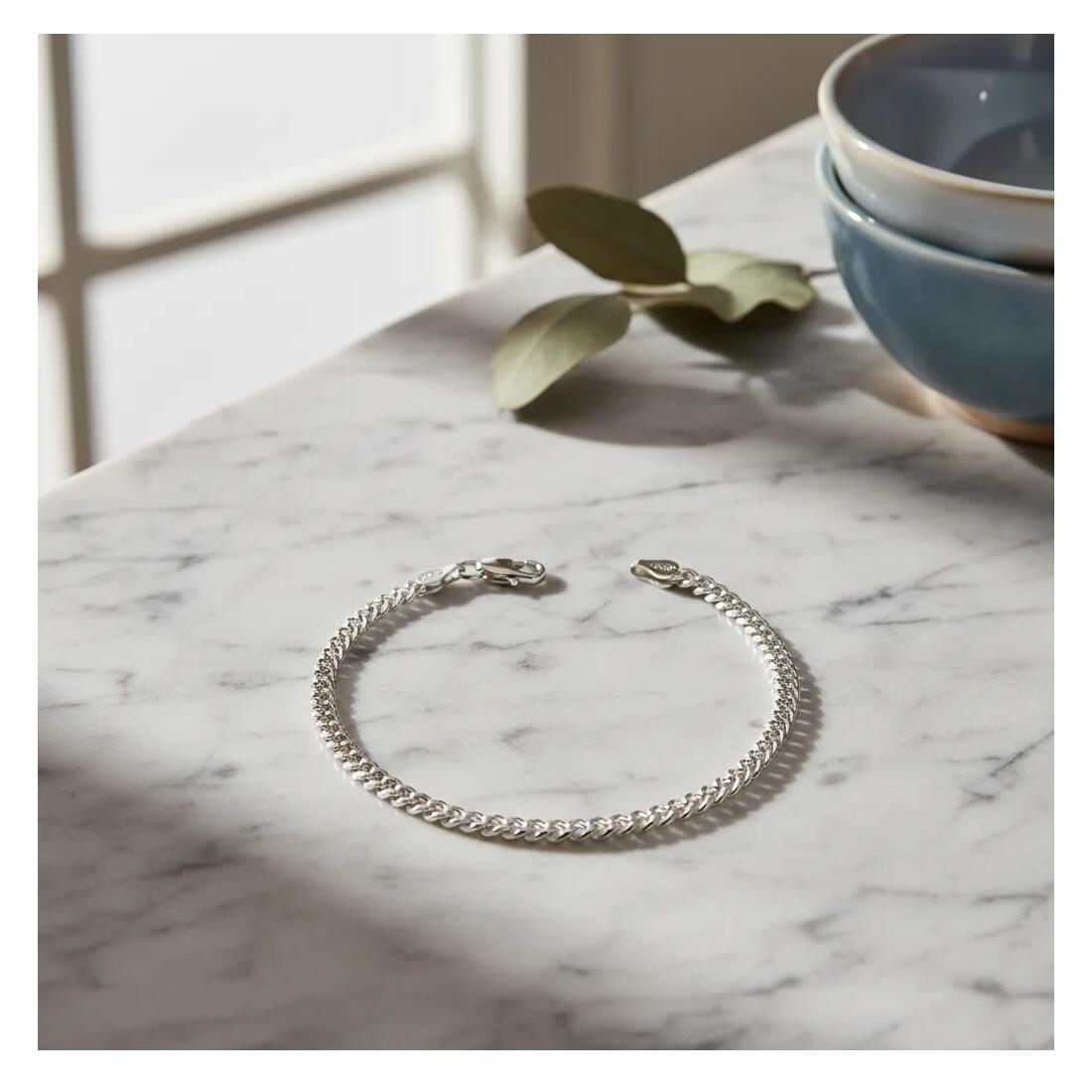 Pulsera Eslabón Grumete Hombre En Plata 925 - Imagen 2