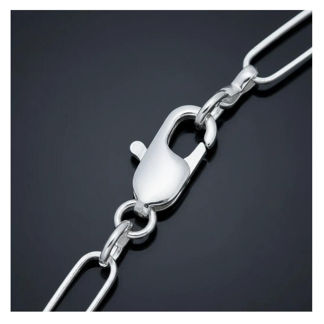Pulsera Eslabones Mixtos En Plata 925 - Imagen 2